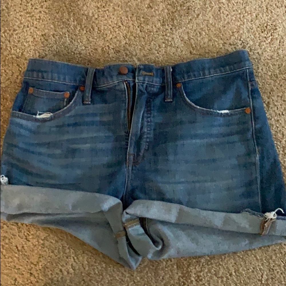 Madewell High Rise Denim Shorts